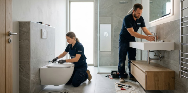 sanitaires neufs